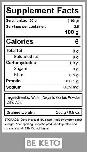 Bio Konjac Spaghetti - 320 gramov