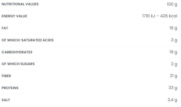 Visok beljakovinski prigrizek | Rosemary 55 gramov