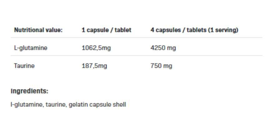 Glutamin 1250 Xtracaps - 360 kapsul