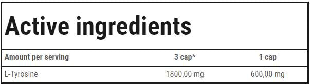 Tirozin 600 - 60 kapsul