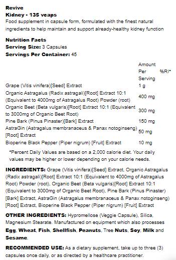 Ledvica | z astragalus & Beet Root - 135 kapsul