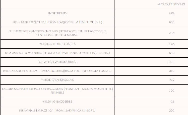 AM Priming Stack | Kapsule Adaptogen formule 120
