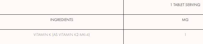 Vitamin K2 MK -4 100 mcg - 120 tablet