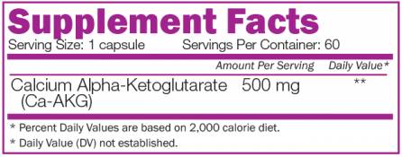 Kalcij -akg 500 mg - 60 kapsul