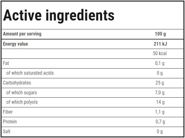 Sadje v želeju | Breskev 600 gramov