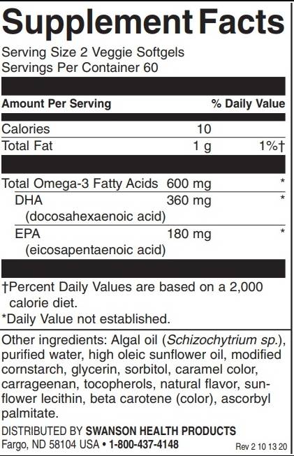 Omega-3 na rastlini | Z Life's Omega - 120 gel kapsul