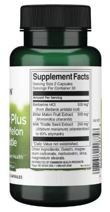 Berberine plus | z grenko melono in mlečnim tresenjem 60 kapsul