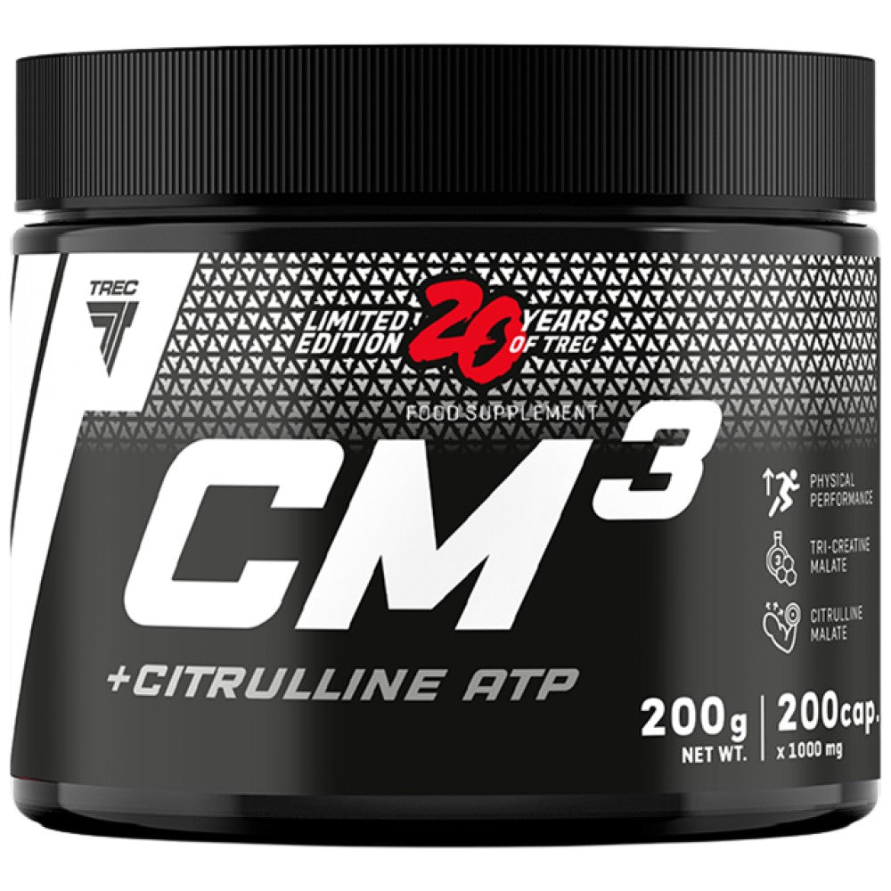 CM3 + Citrulline ATP | Tri kreatin malate + citrulline - 200 kapsul