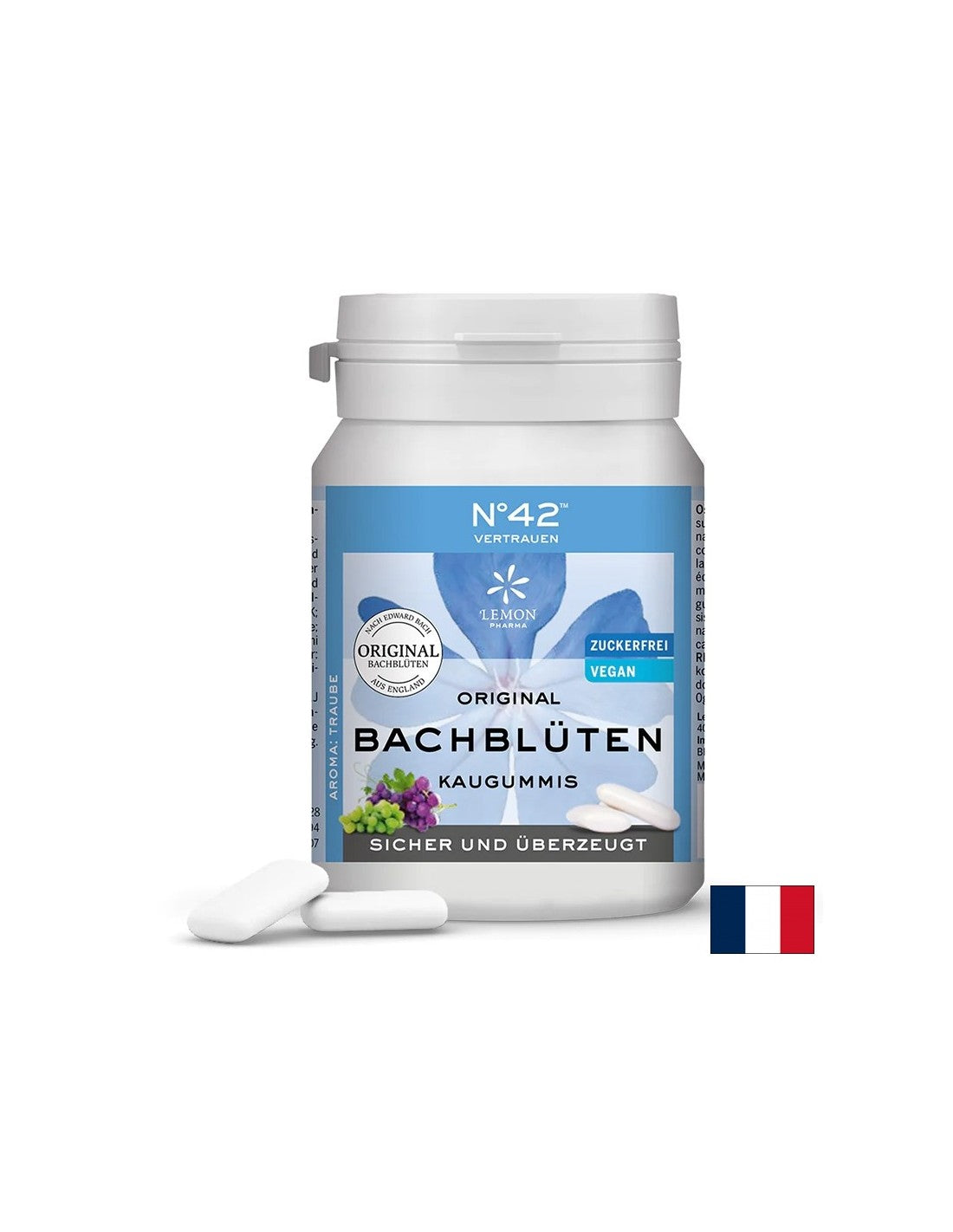 Dr. Bach Flower Essence Chews N ° 42 - Zaupanje in zaupanje v lastne zmožnosti, 40 žvečil