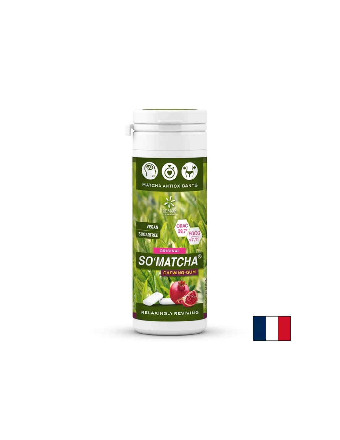 Žvečilni gumi z matcha - torej matcha®, 30 g