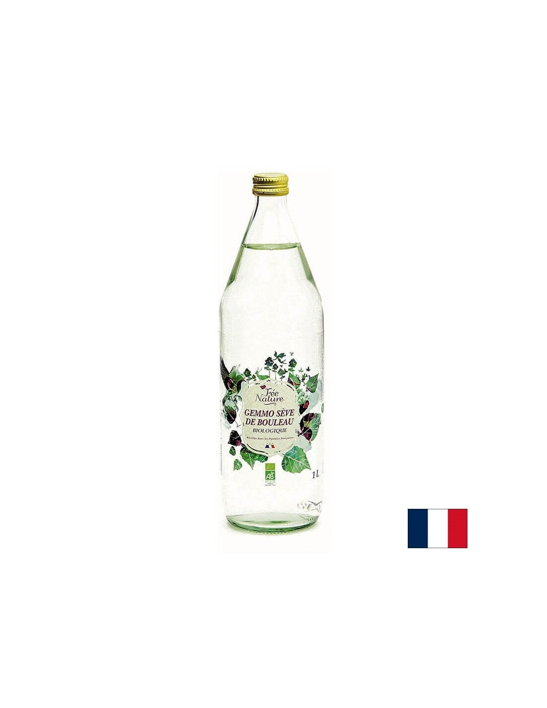 Organski pirenejski brezni sok in črni ribet sok - razstrupljanje, imunost in zdravje srca, 1 liter