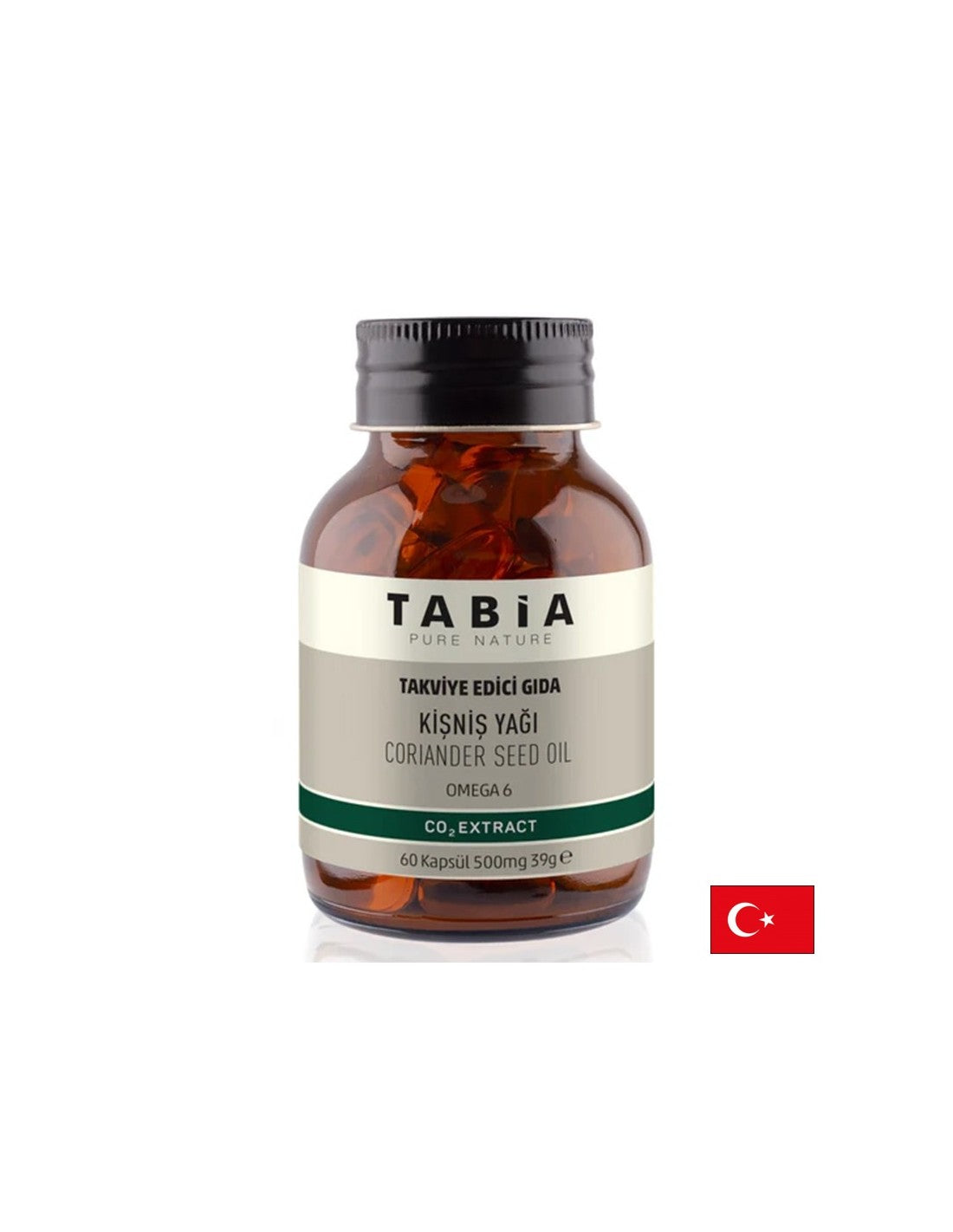 Detox in dobra prebava - olje semen koriandrov (vir omega -6), 500 mg x 60 kapsul softgela