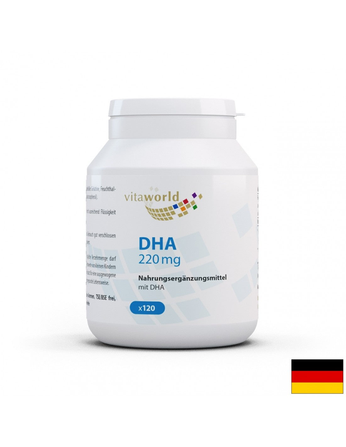 DHA / docosaheksaenojska kislina 220 mg, 120 kapsul softgela
