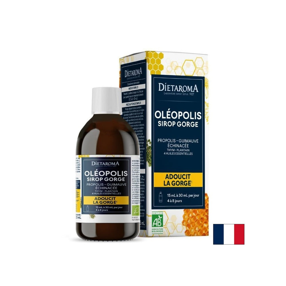 Respiratorni sistem - oleopolis (zeliščni sirup s propolisom in eteričnimi olji), 125 ml
