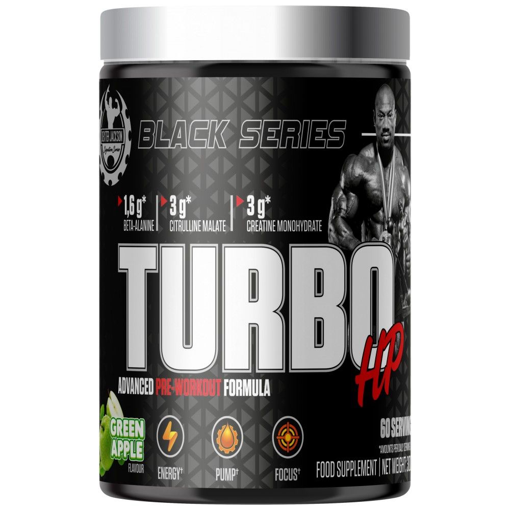 Črna serija | Turbo HP Napredna formula pred vadbo - 300 gramov