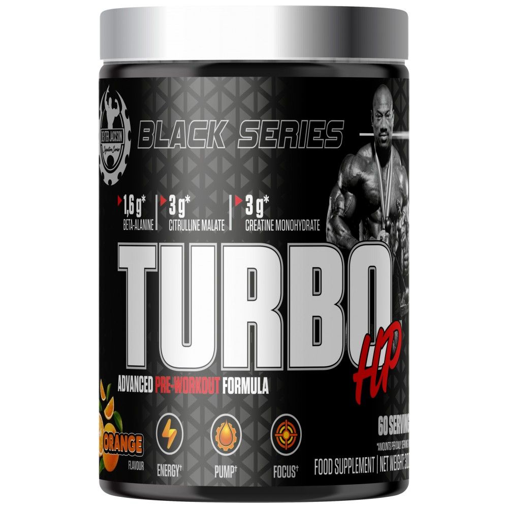 Črna serija | Turbo HP Napredna formula pred vadbo - 300 gramov