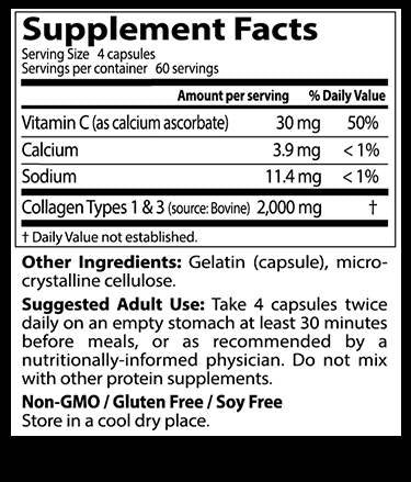 Najboljši tipi kolagena 1 in 3 /500 mg - 240 kapsul