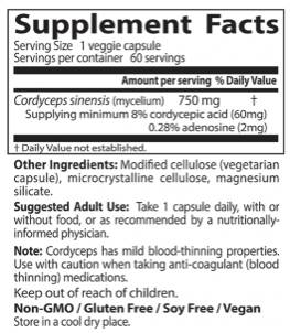 Najboljši ultra cordyceps - 60 kapsul