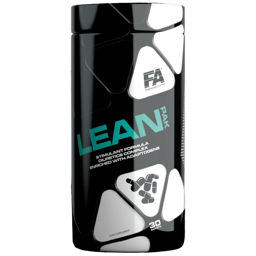 Lean Pak | Ultimate Formula za kurjenje maščob s termogeniki, diuretiki in adaptogeni - 30 paketov