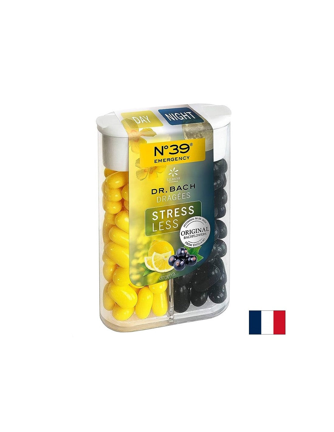 Sprostitev uma čez dan in miren spanec ponoči - cvetne esence dr. Bacha n ° 39, drage z limono in aromo črnega ribeza