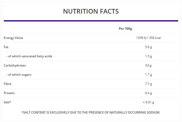 Ovsena moka polnozrnata 1000 gramov