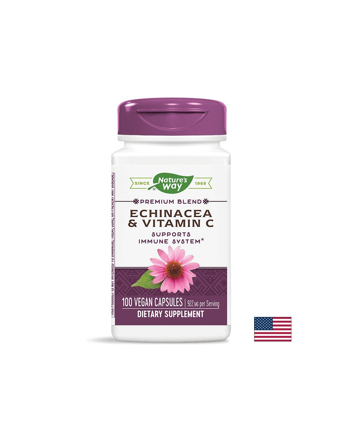 Echinacea in vitamin C/ echinacea in vitamin C x 100 kapsule Narava pot