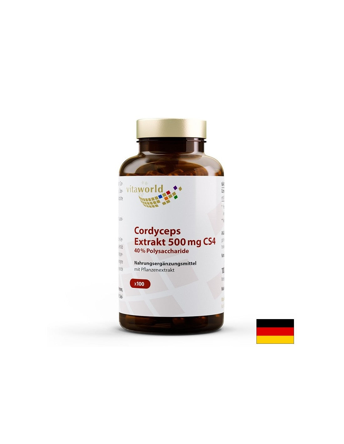 Energija in imunost - ekstrakt Cordyceps, 100 kapsul
