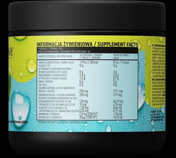 Aqua Kick / Advanced Hidracija - Fokus možganov - 300 gramov