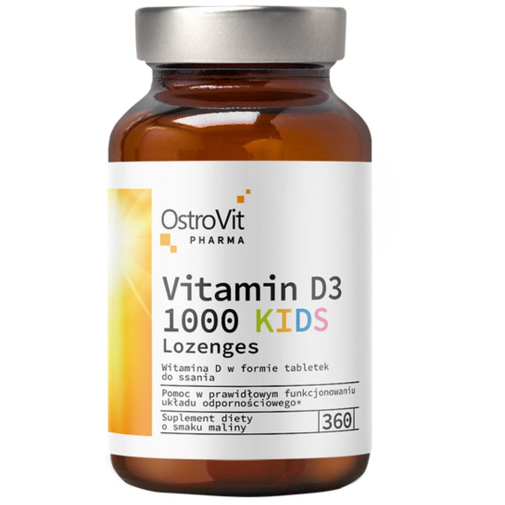 Vitamin D3 1000 otrok | Pastili 360 podjezičnih tablet