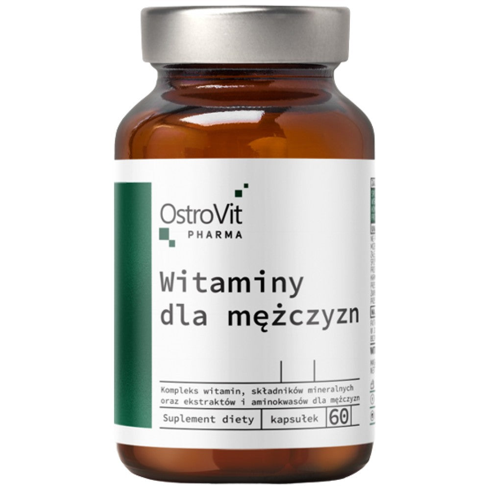 Vitamini za moške | Z Ashwagandha, Tribulus in Saw Palmetto 60 kapsul