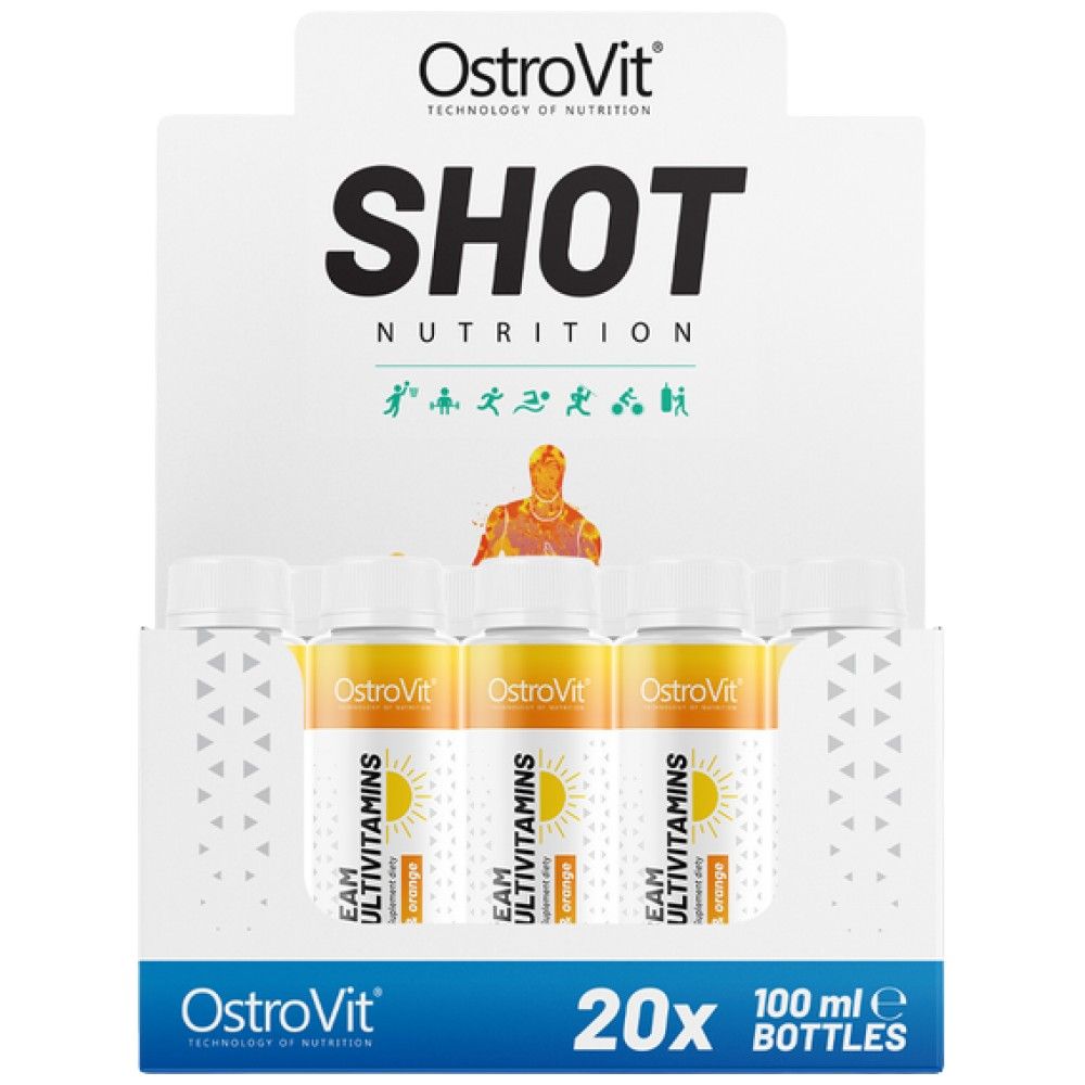 Sunbeam Multivitamins Shot | Boljša porjavelo formulo - 20 x 100 ml