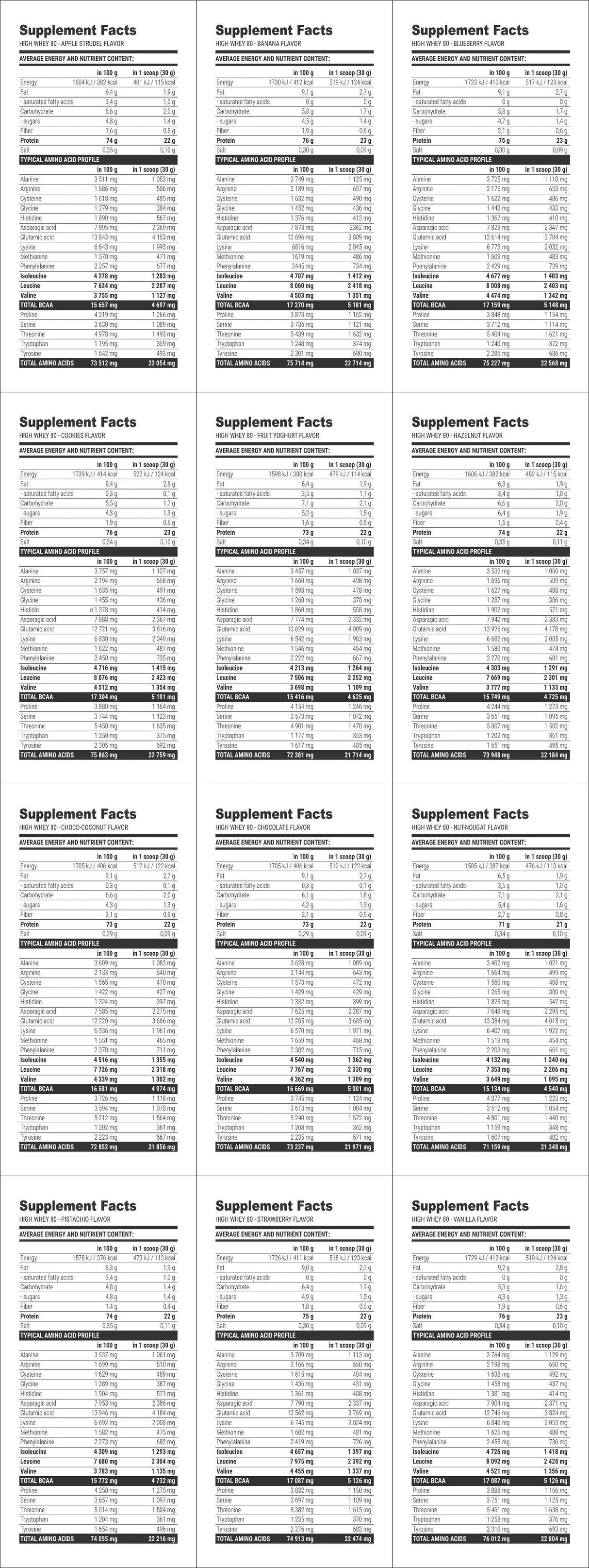 Brezplačna oblika BCAA tekočina 80000 mg - 1000 ml