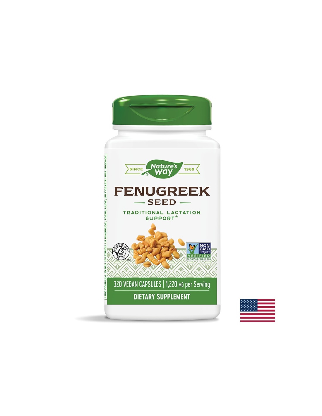 Fenugreek Seed / Fenugreek (semena) 610 mg x 320 kapsule Narava pot