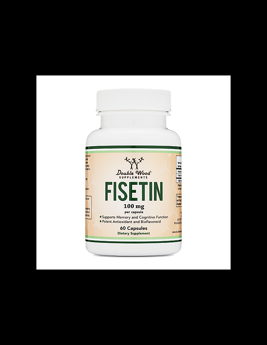 Fisetin, 100 mg, 60 capsules Double Wood - Nutra Best Europe