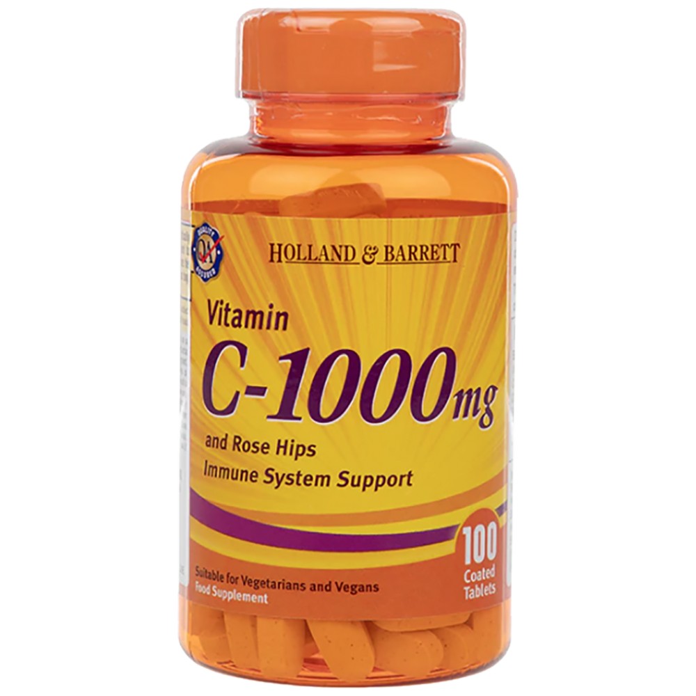 Vitamin C 1000 mg / z vrtnimi boki in bioflavonoidi - 100 kapetov