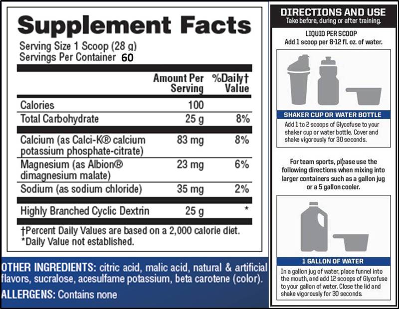 GlycoFuse / Performance & Recovery Carbohydrate - 870 грама - Feel You