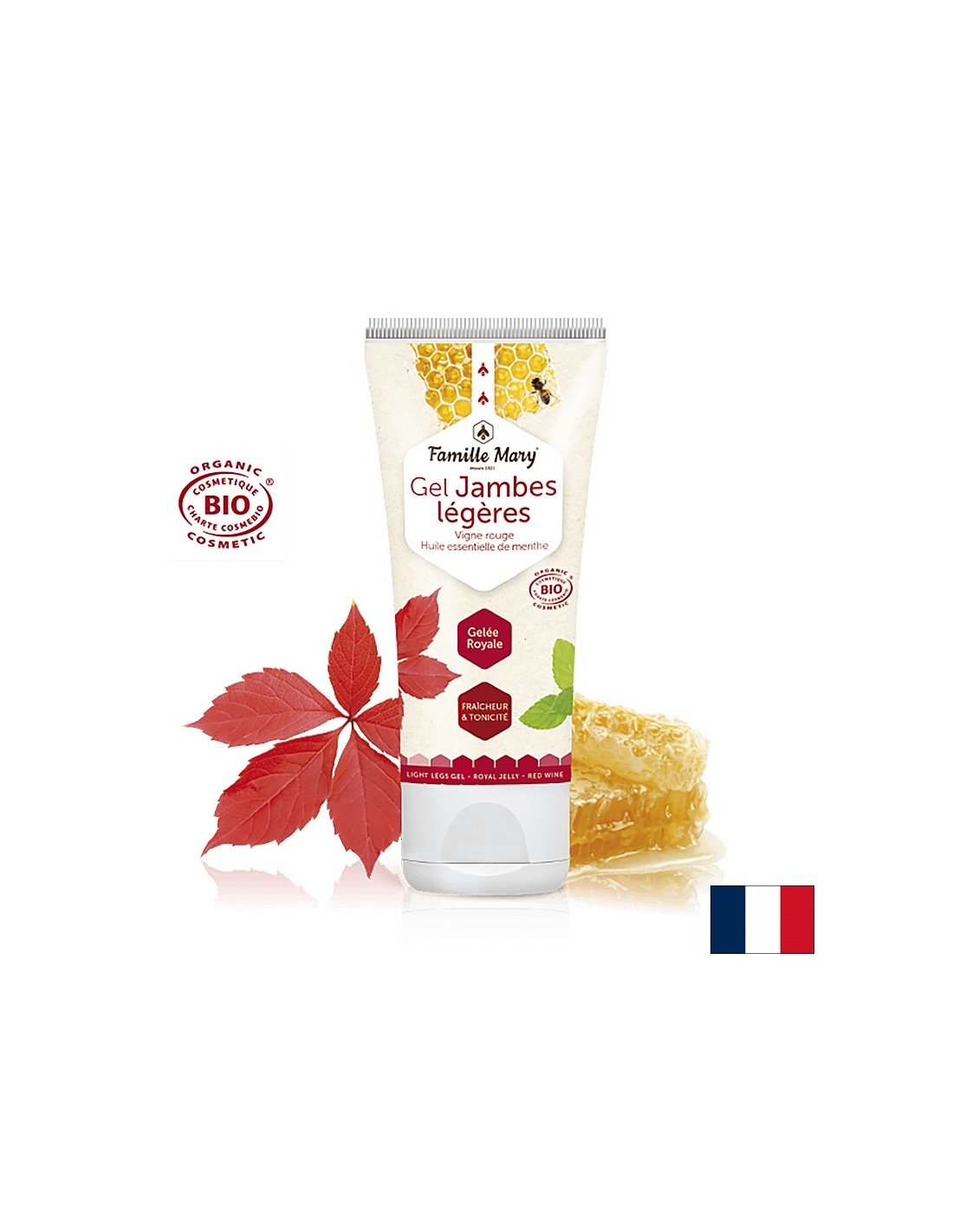 Sproščujoč gel za "lahke" noge - gel jambes legeres bio, 100 ml