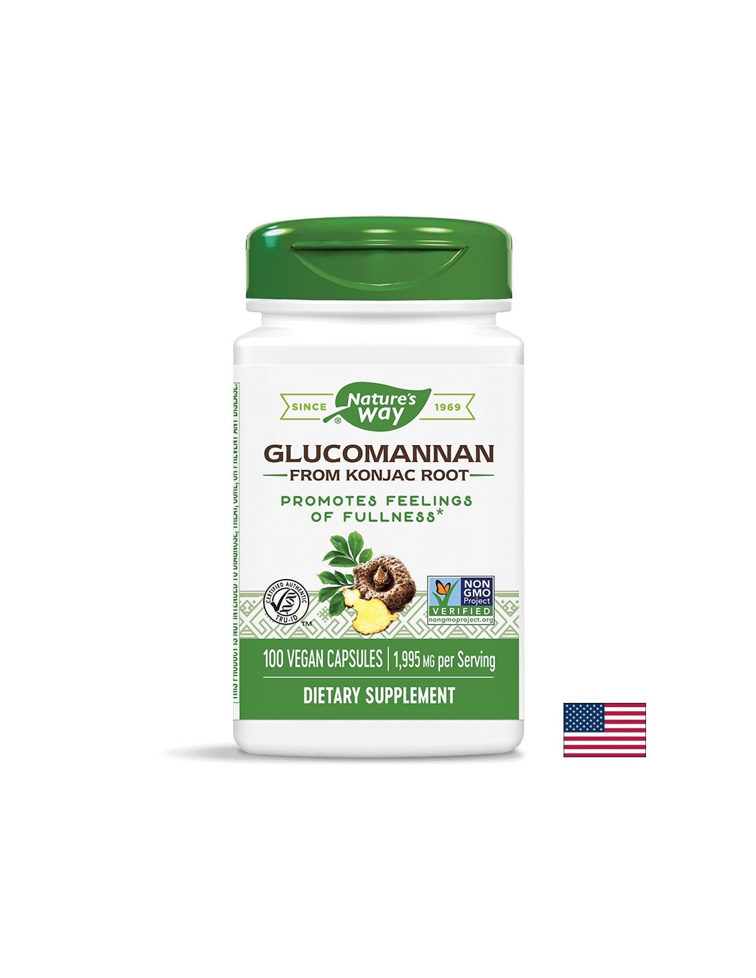 Glucomannan 665 mg - 100 kapsul