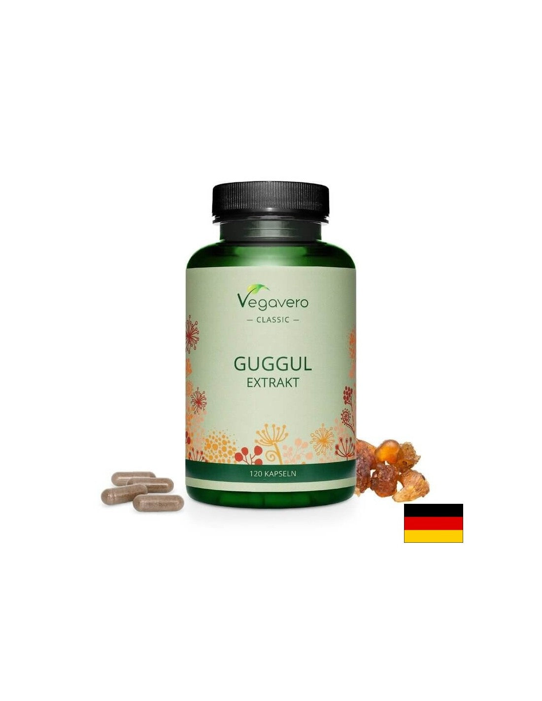Izvleček Guggul, 120 kapsul, 100% vegansko <tc>Vegavero</tc>