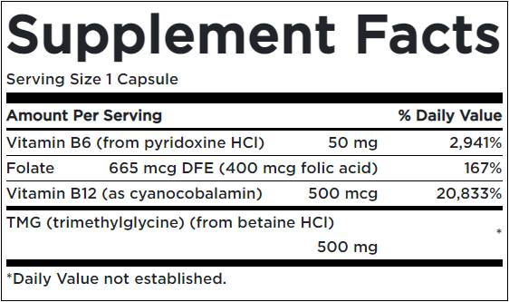 Formula homocisteina - 120 kapsul