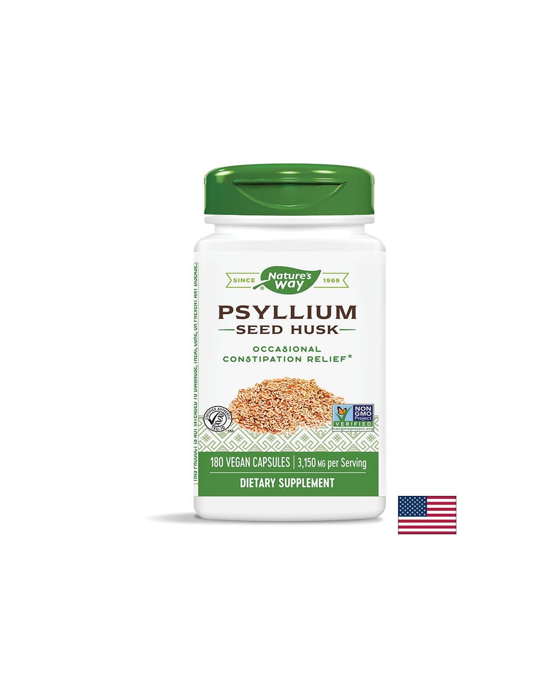 Psyllium Husks 525 mg - 180 kapsul