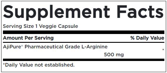 Ajipure l-arginin 500 mg 60 kapsul