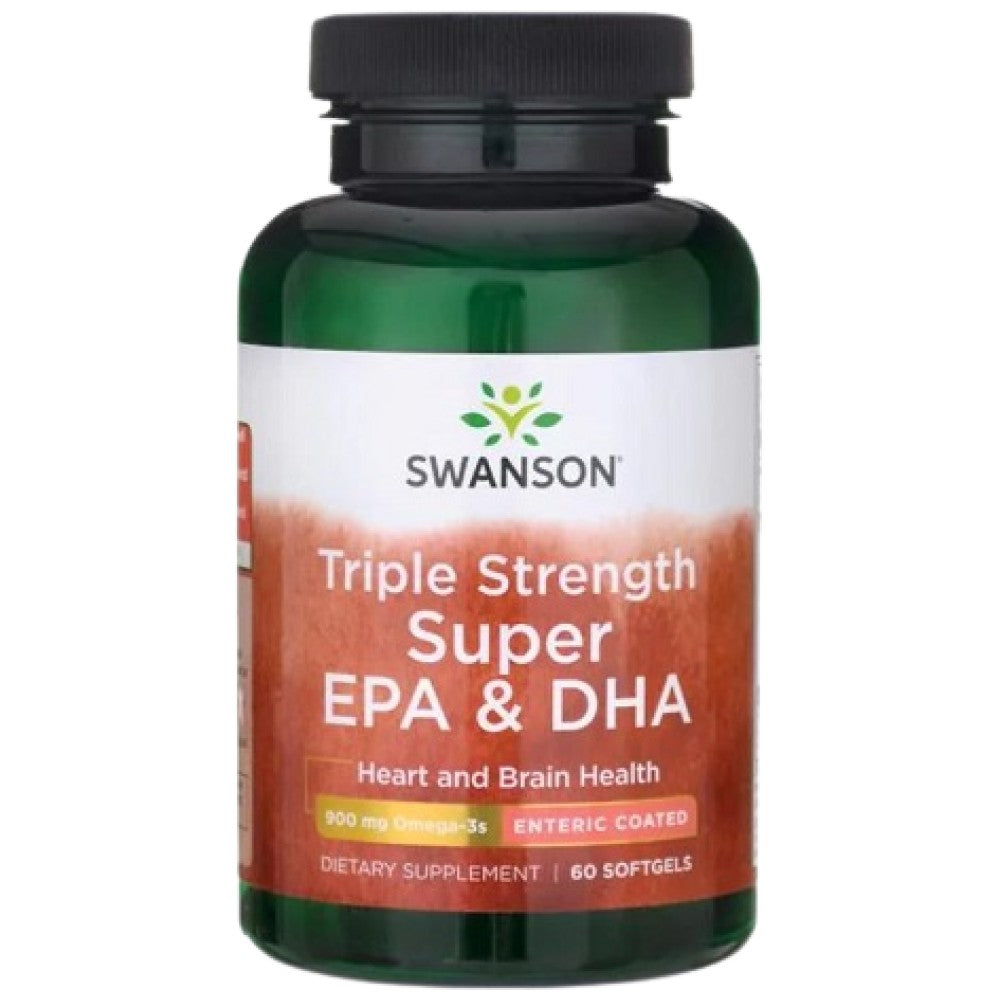 Trojna moč Super EPA in DHA 900 mg 60 SoftGels