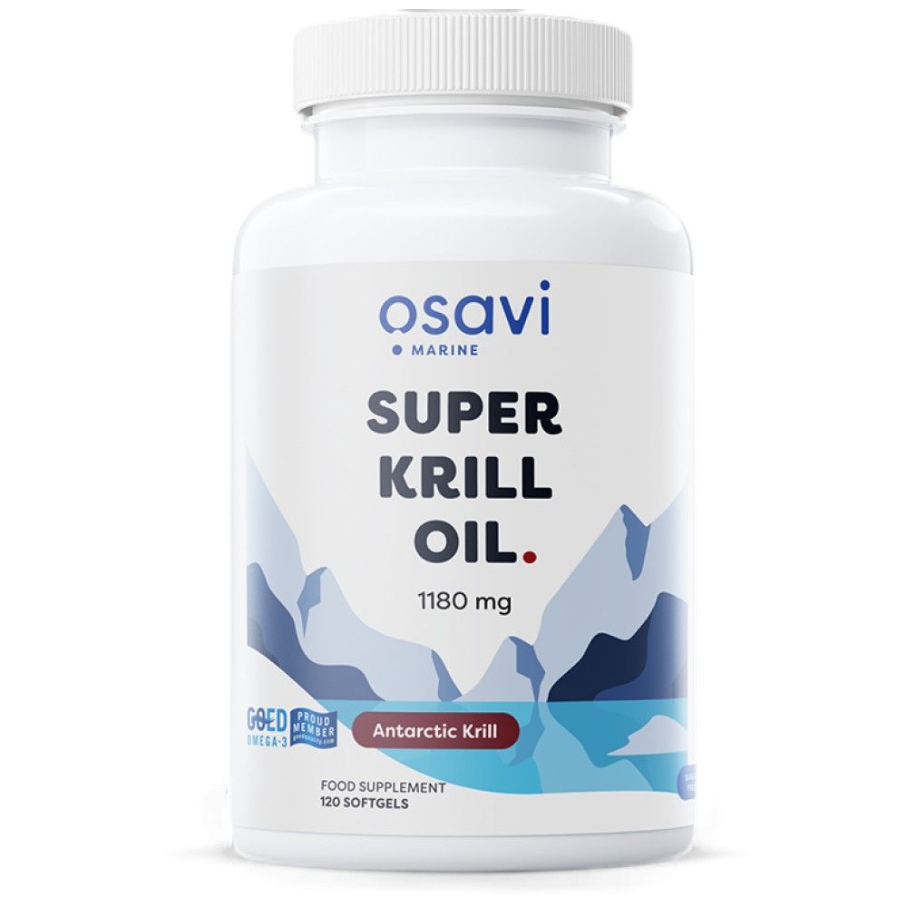 Super kril olje 1180 mg - 120 gel kapsul