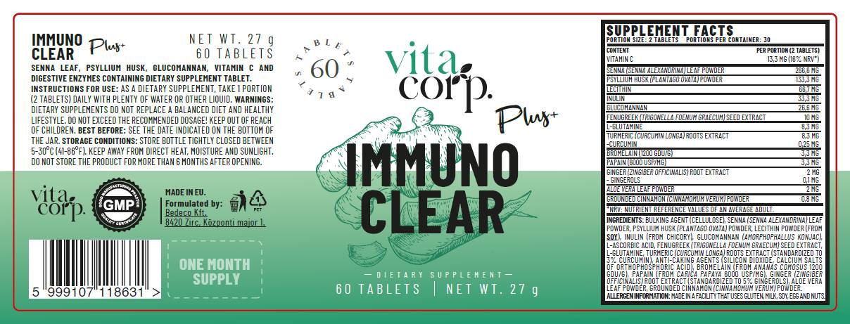 Imuno Clear Plus+ - 60 tablet