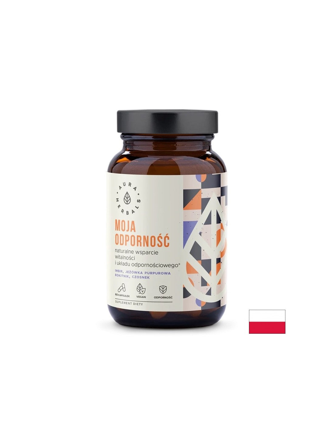 Imuniteta (zeliščna formula z ehinacejo, ingverjem, česnom in morjem), 60 kapsul