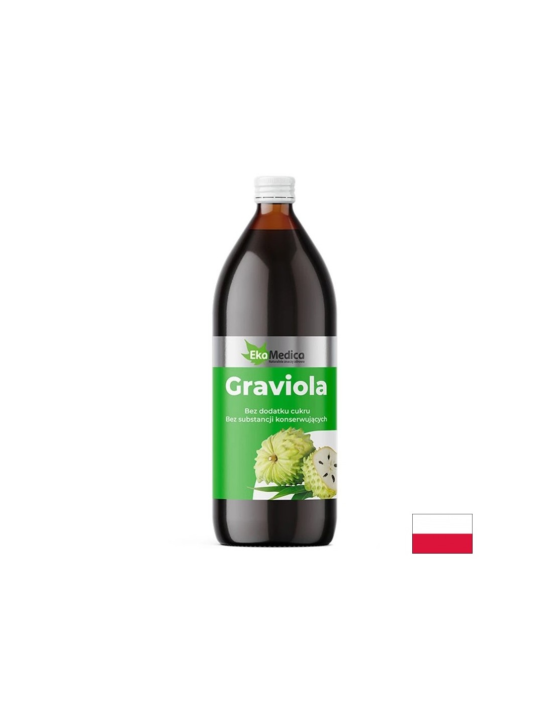 Graviola sok za ton in močno imunost, 1 liter, 20 ali 40 odmerkov