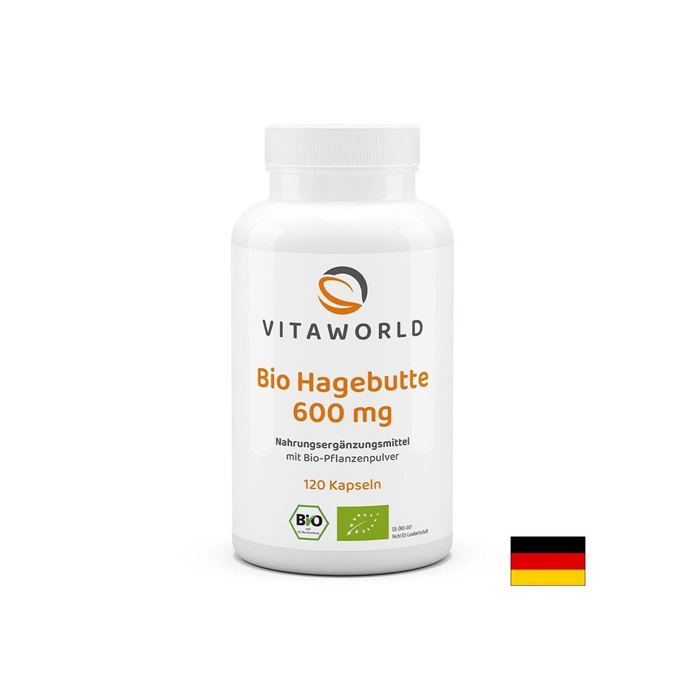 Imuniteta in krvni sistem - Rosehip (sadje), organski, 600 mg x 120 kapsul