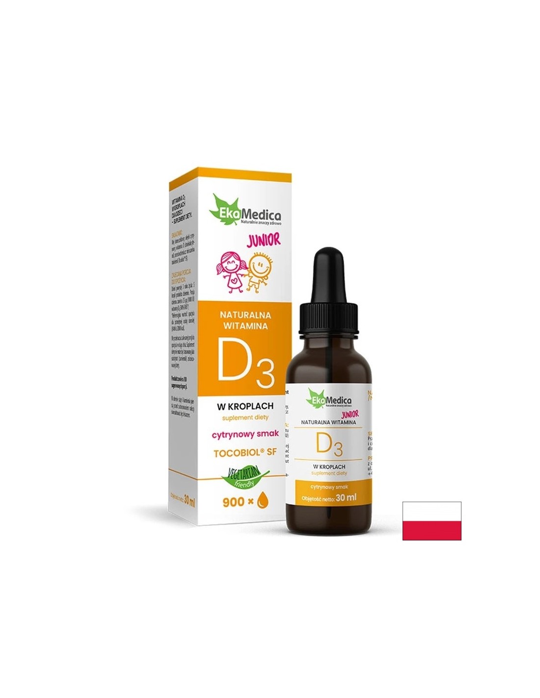 Imunost - vitamin D3 za otroke in odrasle, 200 iu x 30 ml kapljic