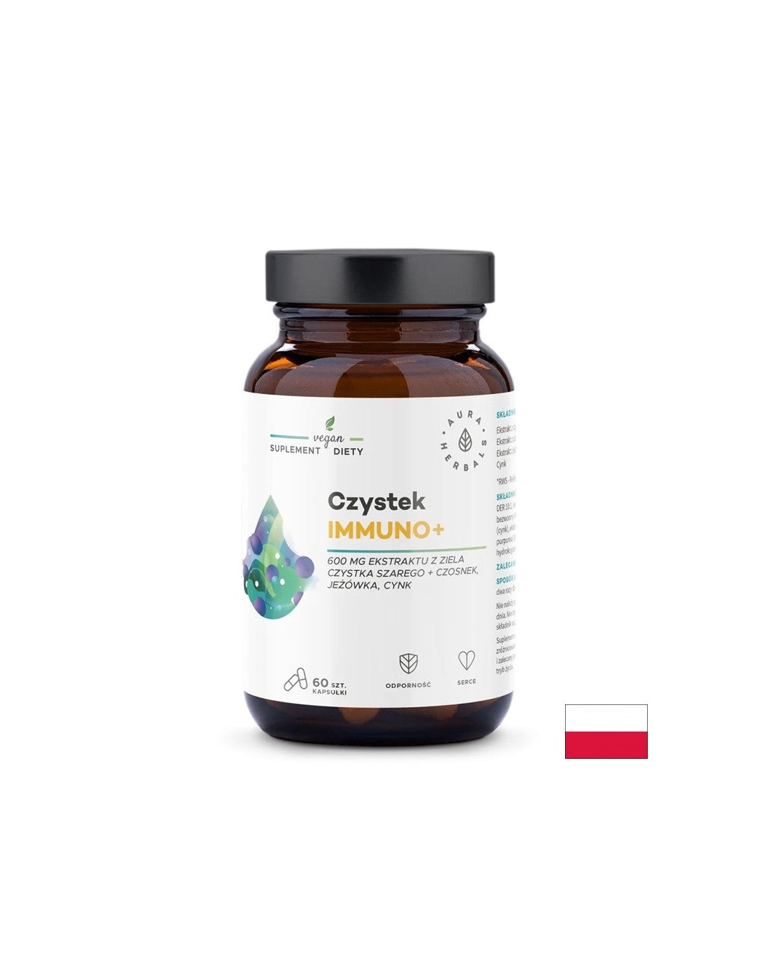 Imuno + (zeliščna formula + cink), 60 kapsul